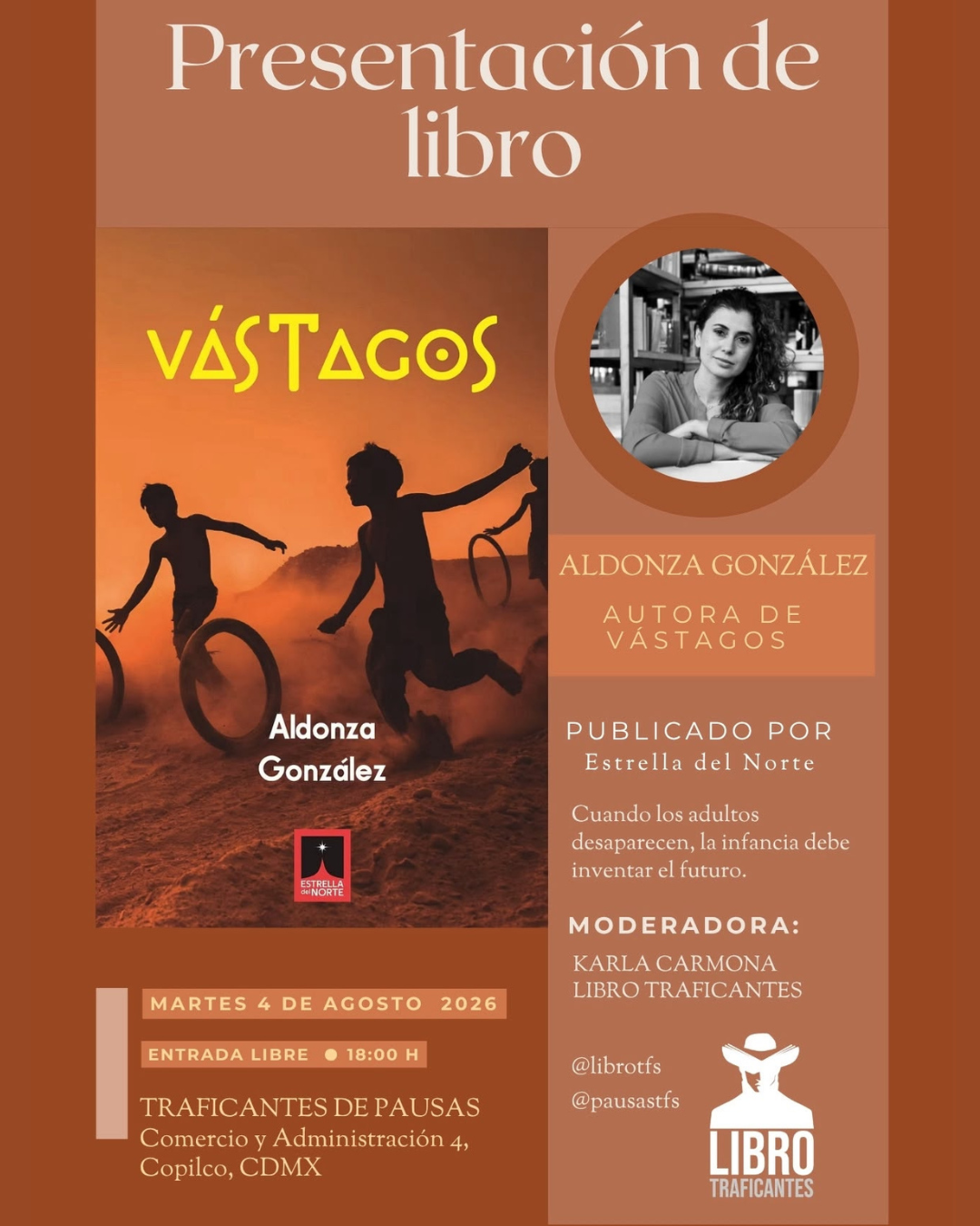 Presentación Vástagos — Traficantes de Pausas CDMX